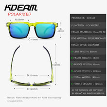 Load image into Gallery viewer, Polarized Sunglasses With Reflective Coating Square