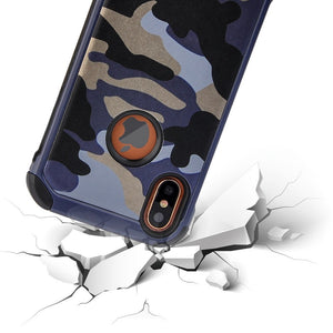 iPhone X Army Camouflage Phone Case