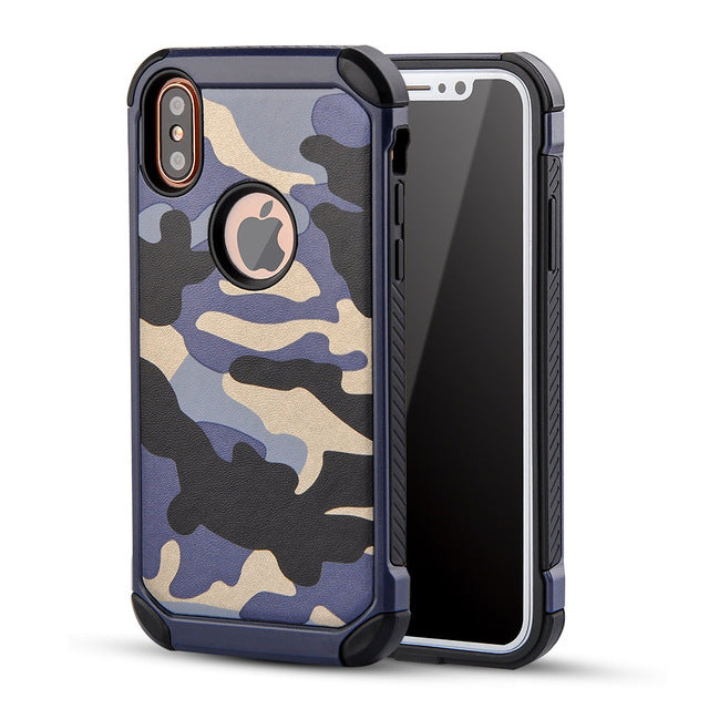 iPhone X Army Camouflage Phone Case