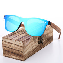 Load image into Gallery viewer, BARCUR Zebra Wooden Brand Vintage Style Sunglasses