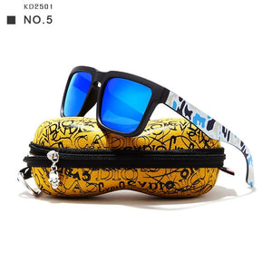 Polarized Sunglasses With Reflective Coating Square