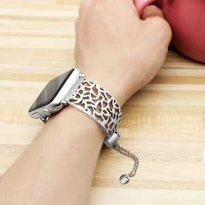 Stainless Steel Watchband Jewelry Bangle for Apple Watch