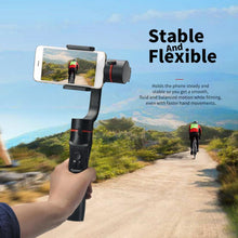 Load image into Gallery viewer, Smart Phone Stabilizing 3-Axis Handheld 360-Degree Panoramic Shooting