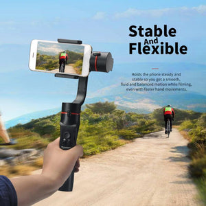 Smart Phone Stabilizing 3-Axis Handheld 360-Degree Panoramic Shooting
