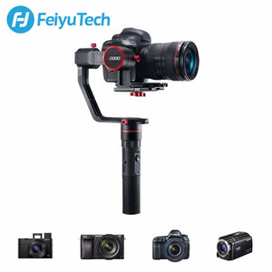 FeiyuTech a2000 3 Axis Gimbal DSLR Camera Stabilizer w/ Dual Handheld Grip for Canon 5D SONY Nikon