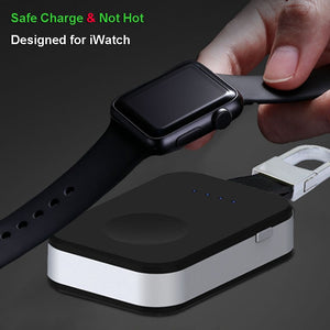 External Battery Pack QI Wireless Charger for Apple Watch