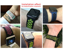Load image into Gallery viewer, Sports Silicone Band For Apple watch Series