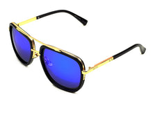 Load image into Gallery viewer, JackJad 2018 New Fashion Mach One Style Blue Mirror Aviation Sunglasses
